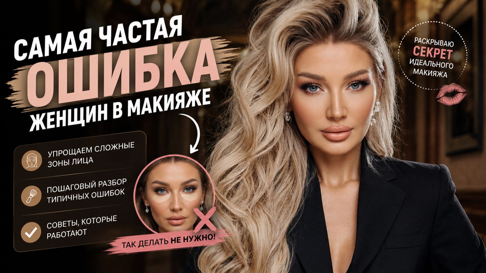 Самая частая ошибка женщин в макияже | Эллин Святимова