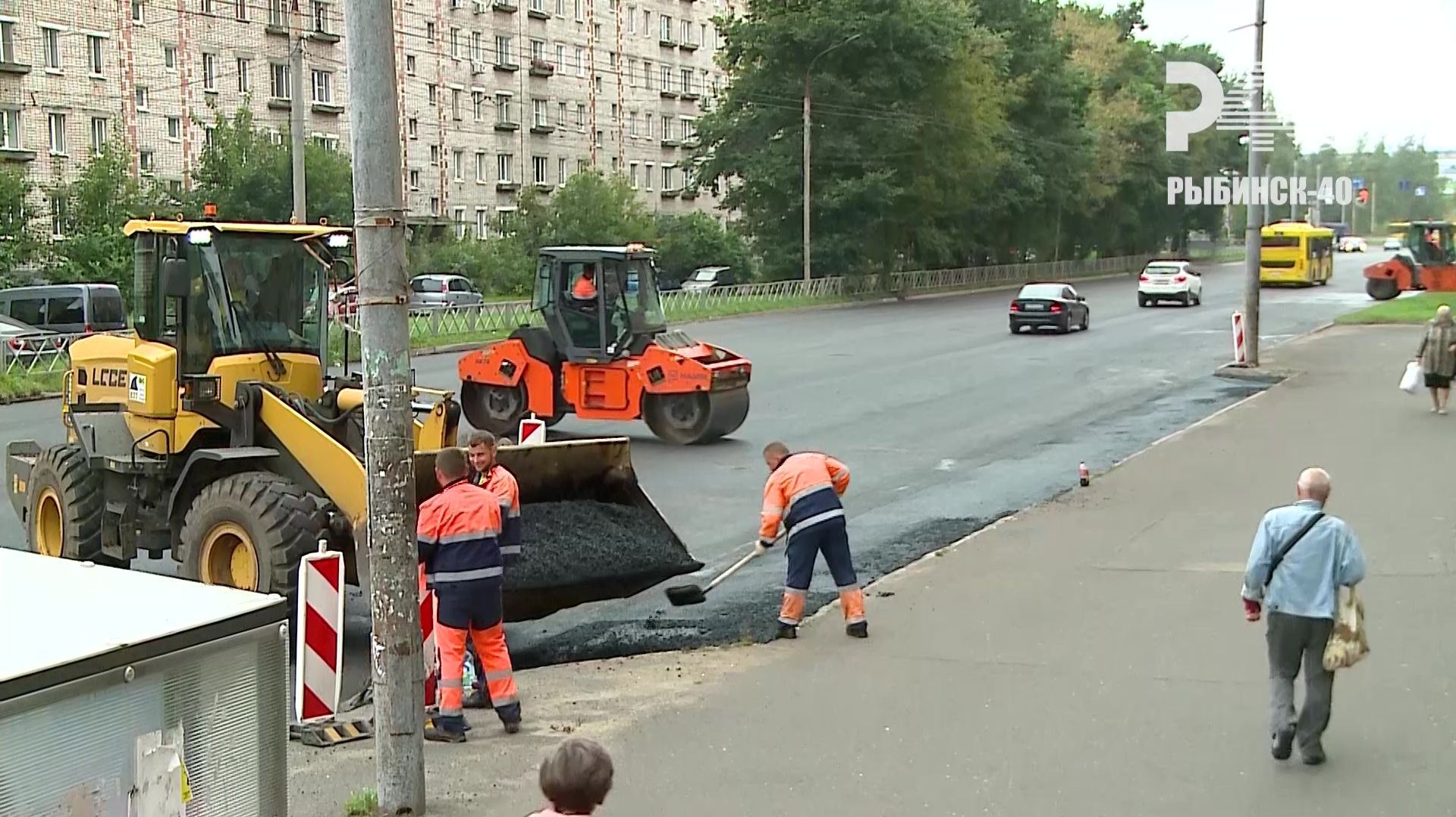 (Рыбинск-40) РЕМОНТ УЛИЦЫ ПЛЕХАНОВА БЛИЗИТСЯ К ЗАВЕРШЕНИЮ