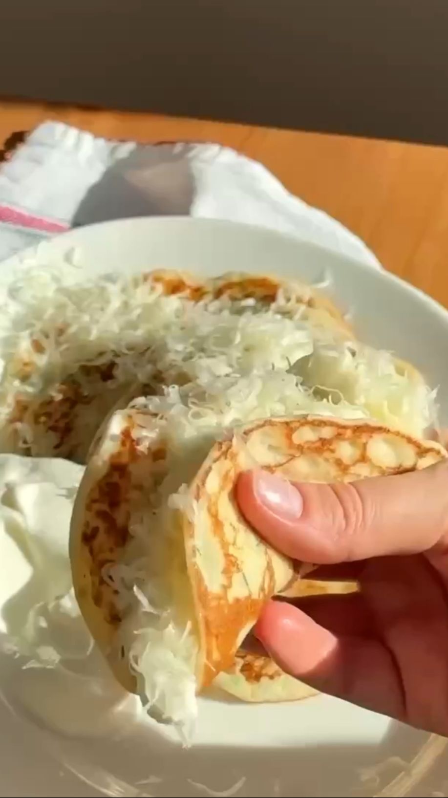 😋Картофельные блинчики на завтрак 🥔
