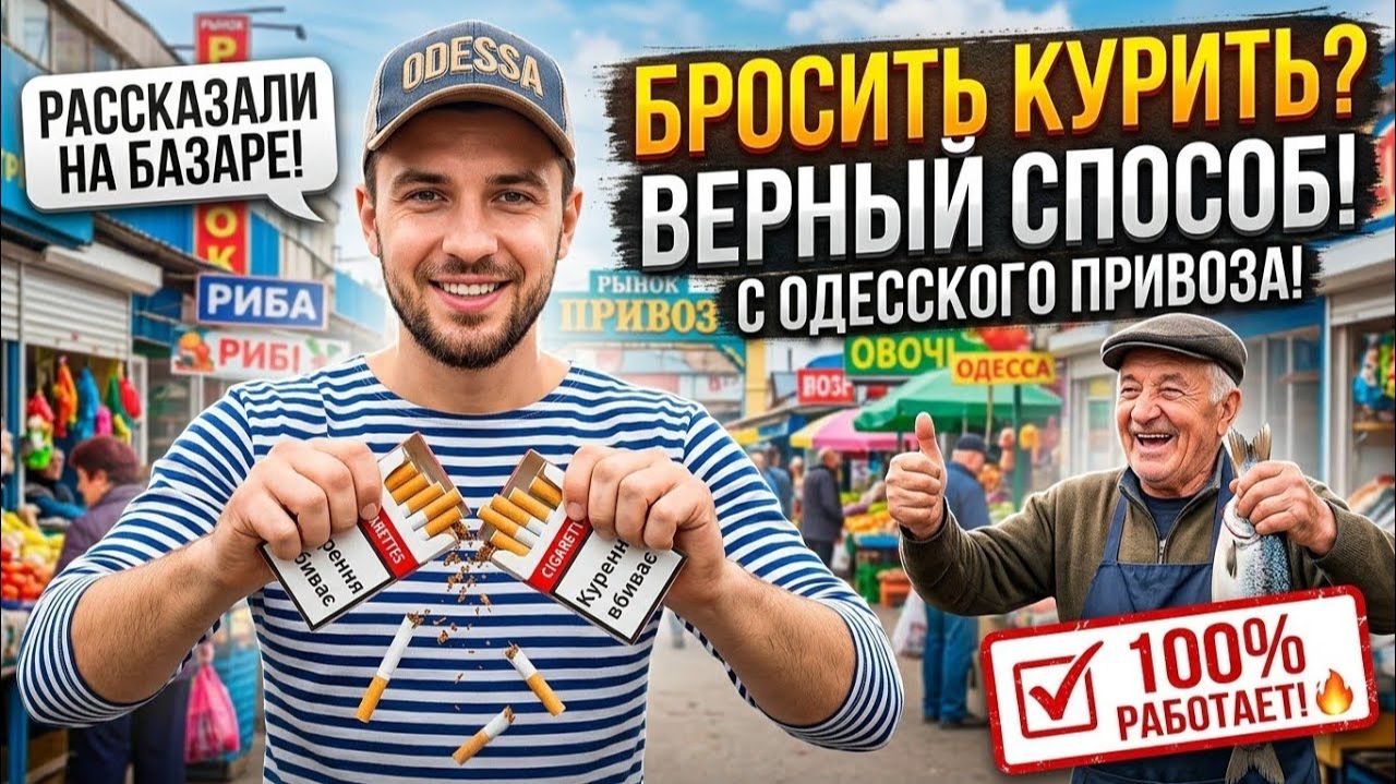 Как бросить курить. Проверенный способ с Одесского базара