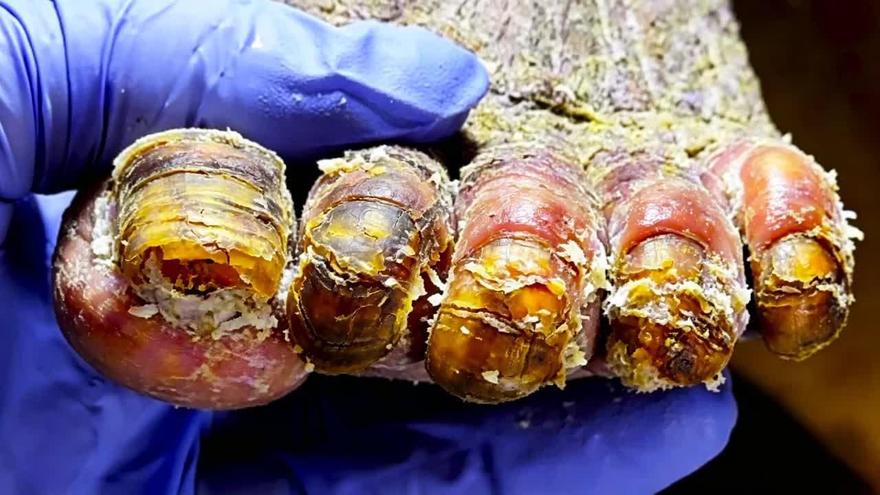 5 пальцев скрючены и деформированы, так больно смотреть【Xue Yidao】