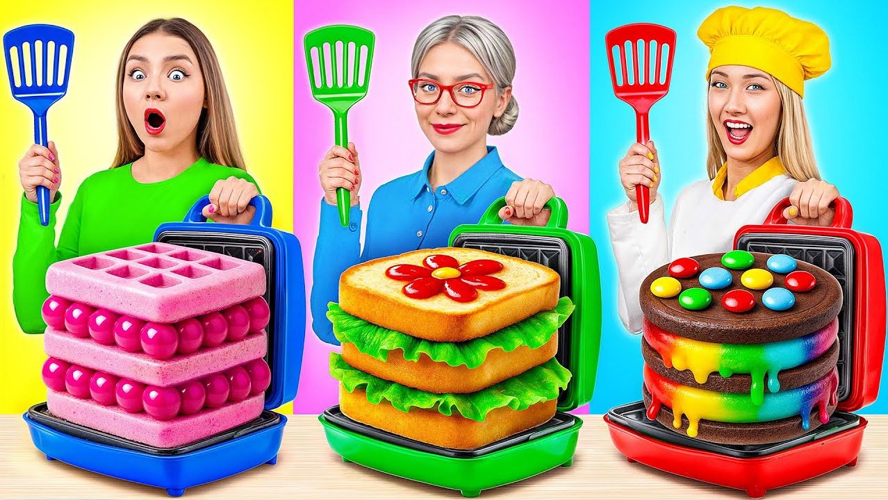 Кулинарный Челлендж_ Я против Бабушки _ Простые Кулинарные Рецепты