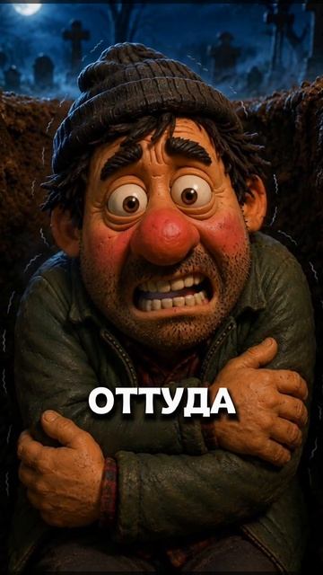 Пьяный в могиле… Прохожий нашёл причину #анекдот #юмор #анимация #история #shorts