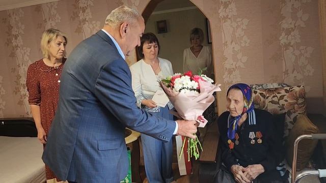 С 95-летием поздравили труженицу тыла Марию Ильиничну Ильину