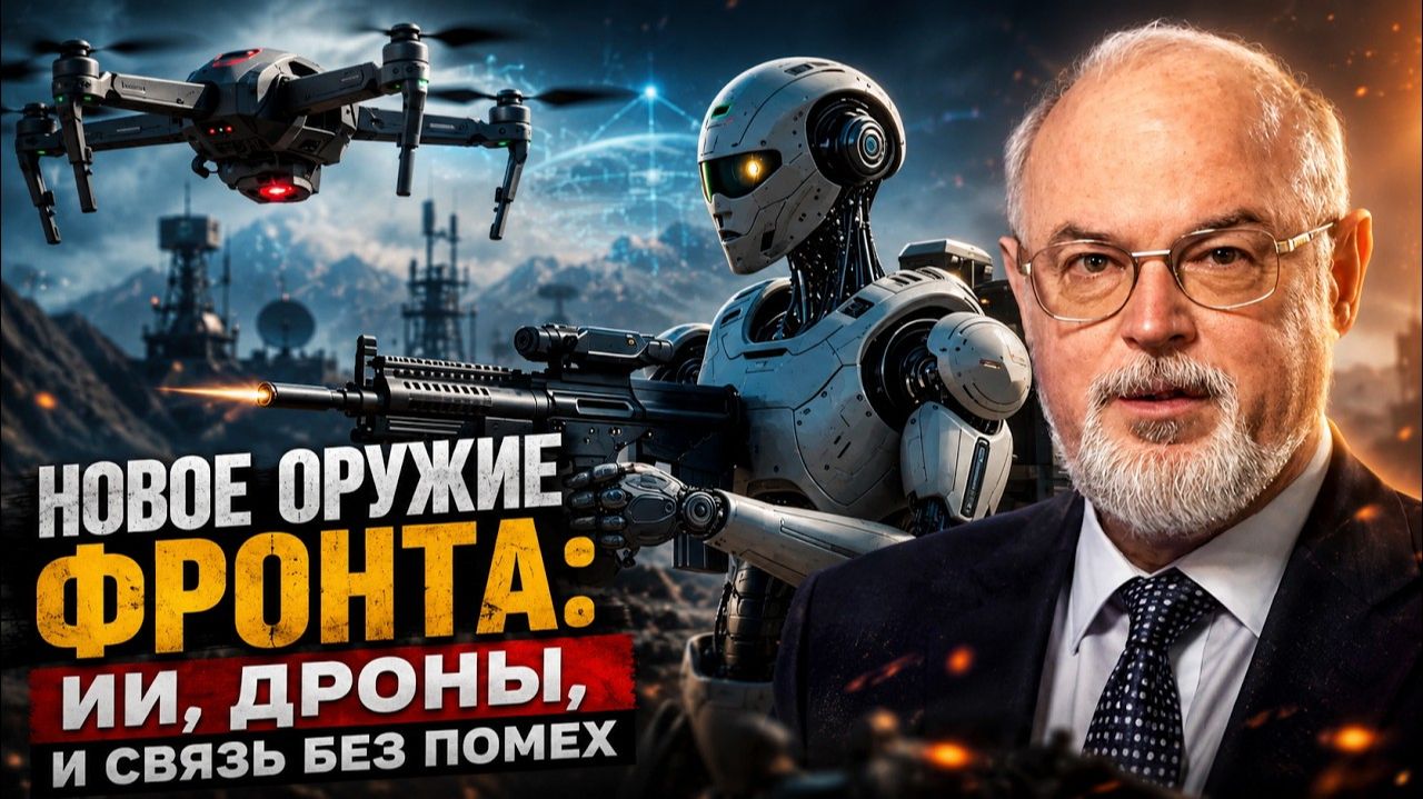 Юрий Кнутов Новое оружие фронта ИИ дроны и связь без помех