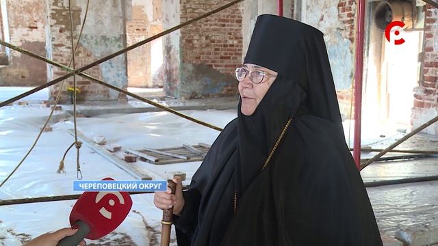 Реставрация в Преображенском храме Череповецкого округа