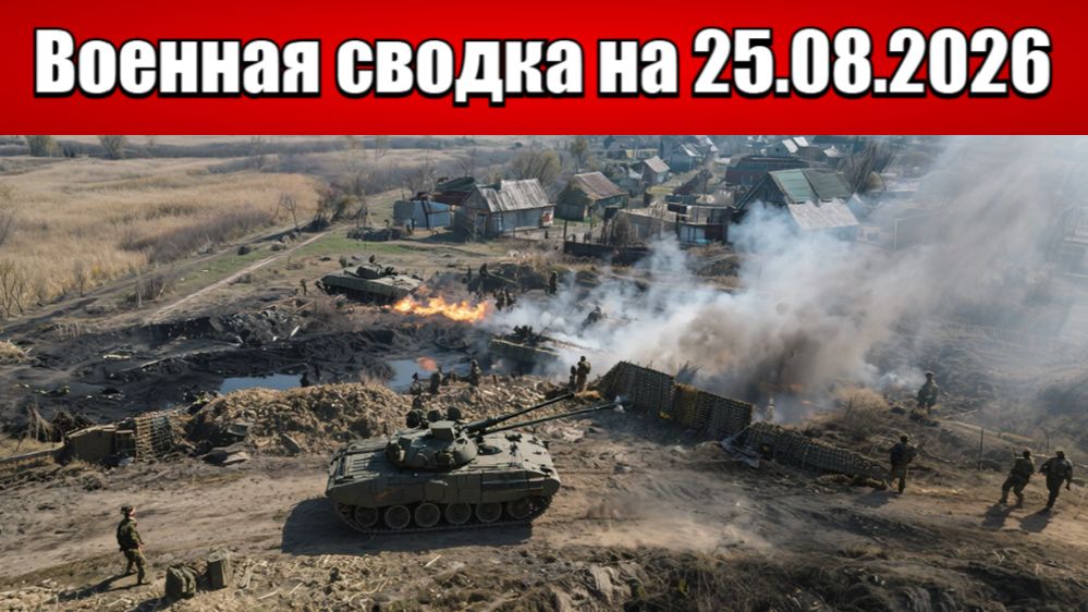 «Последний резерв: ВСУ бросают в бой наёмников на Харьковском фронте!»: Военная сводка на 25.08.2026