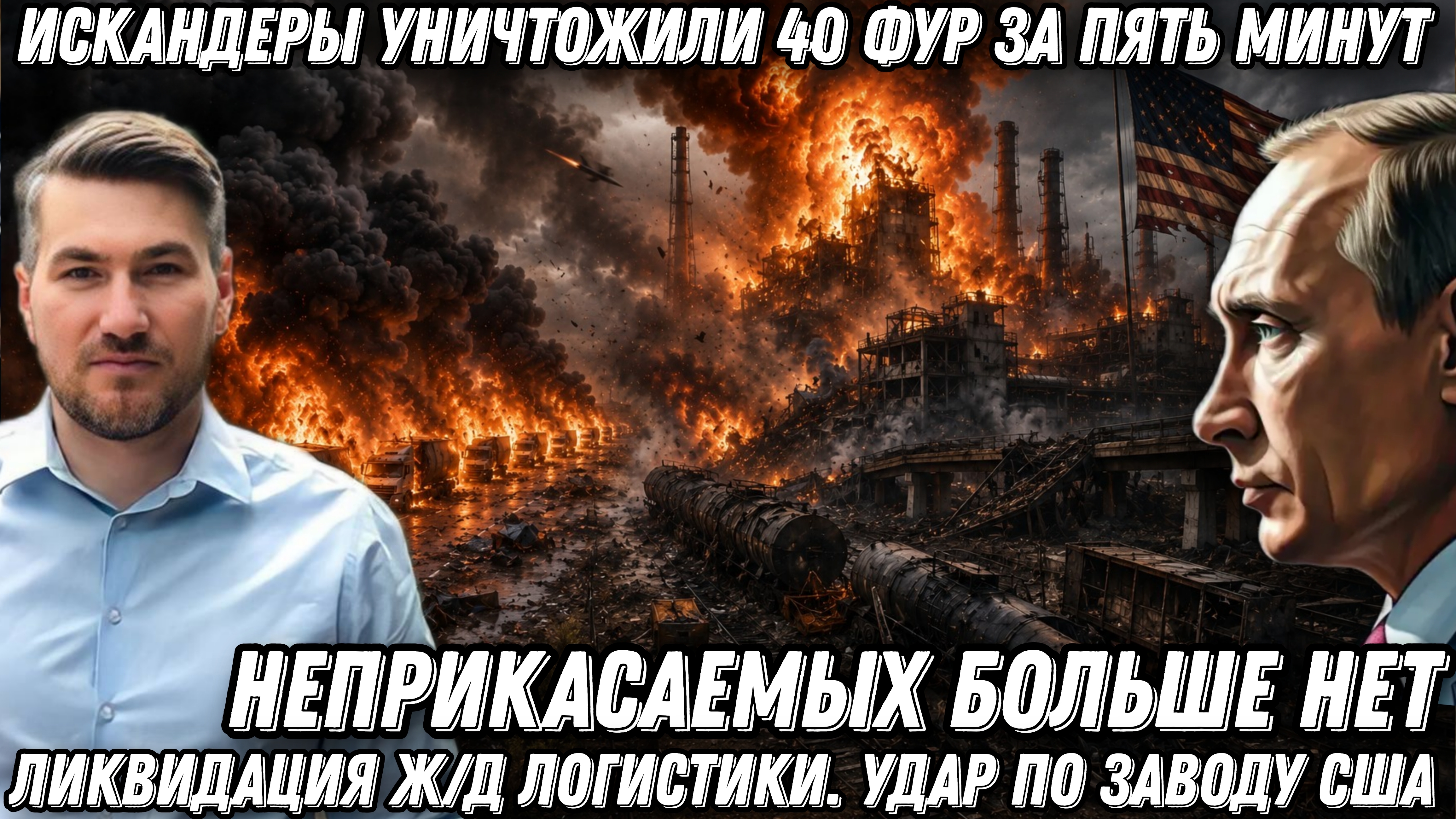 Началось! 40 фур за пять минут. На Западе Паника. Ликвидация ж/д логистики. Удар по заводу США.