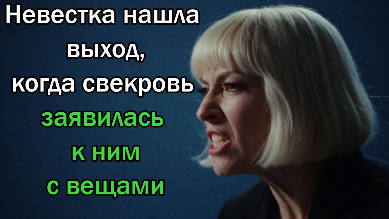 Невестка нашла выход, когда свекровь заявилась к ним в квартиру с баулами. Истории из жизни