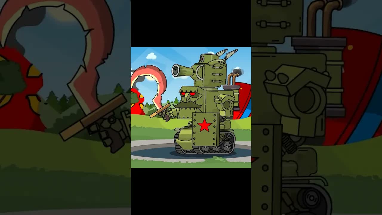Robo-Stalin Epic Battles! #homeanimations #cartoon #animation #мультик #tank