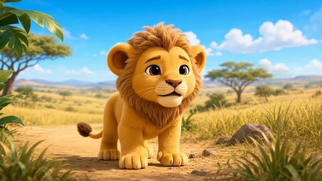 🦁Детская песня Львенок — «Р-р-р, я смелый лев!»