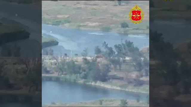 Боевая работа операторов БПЛА «Молния-2» по пикапу ВСУ