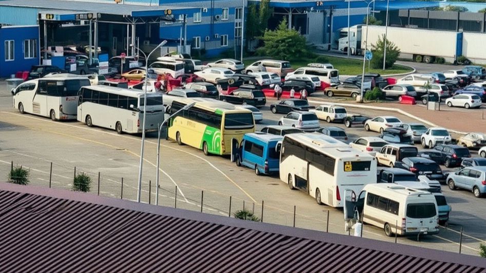 На границе с Абхазией выросли очереди