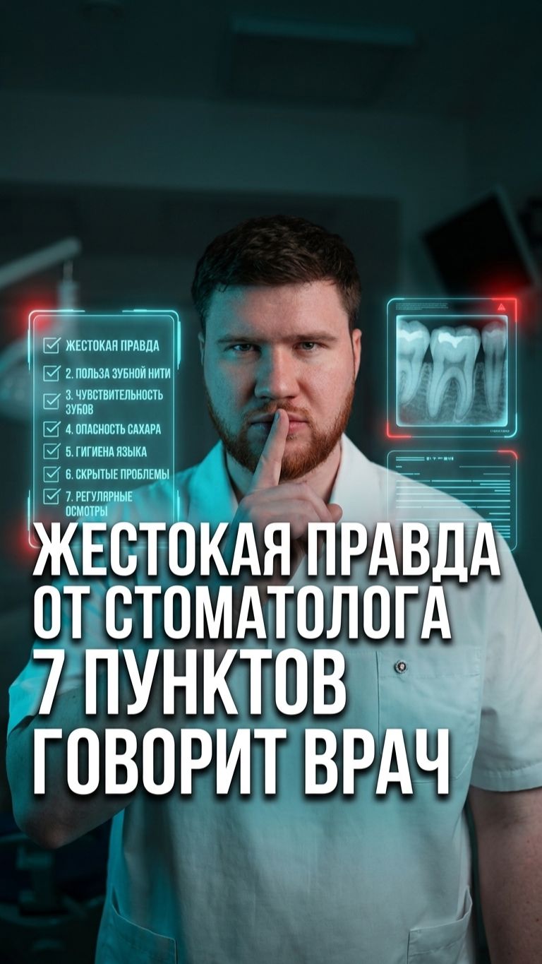 🦷 7 жёстких фактов про ваши зубы