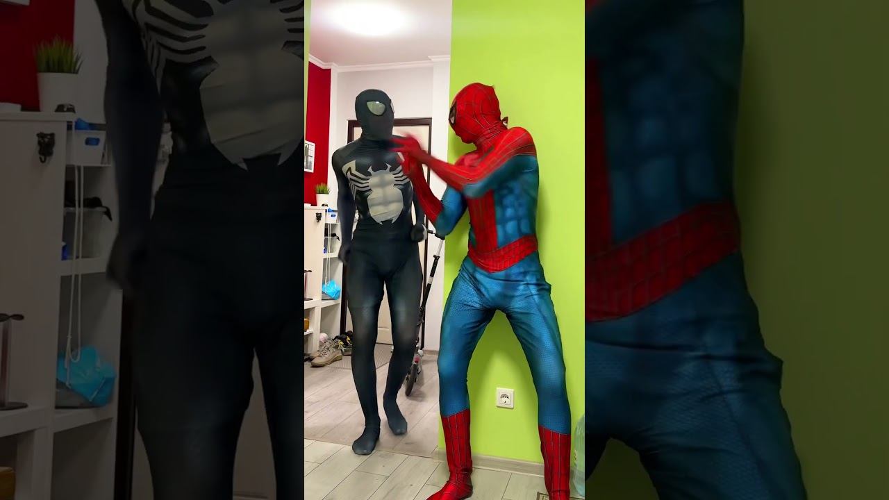 Venom got scared of Spider-Man  spiderman