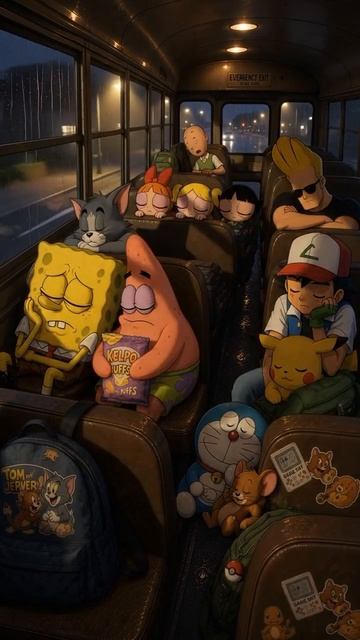 Remember Those Rainy Rides Home? 🌧🚌 ...