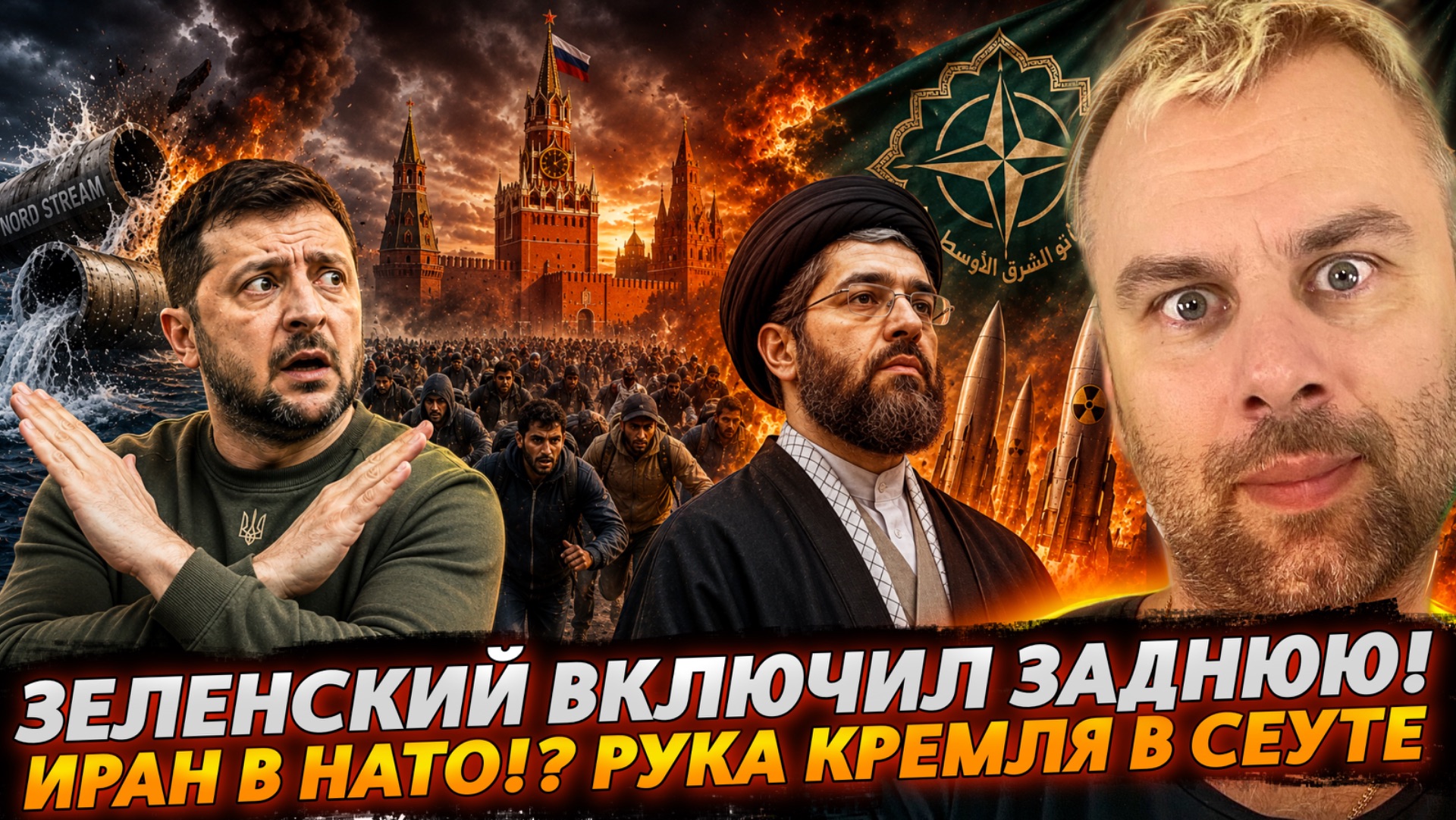ЗЕЛЕНСКИЙ ВКЛЮЧИЛ ЗАДНЮЮ?!  ИРАН В НАТО?  РУКА КРЕМЛЯ В СЕУТЕ!