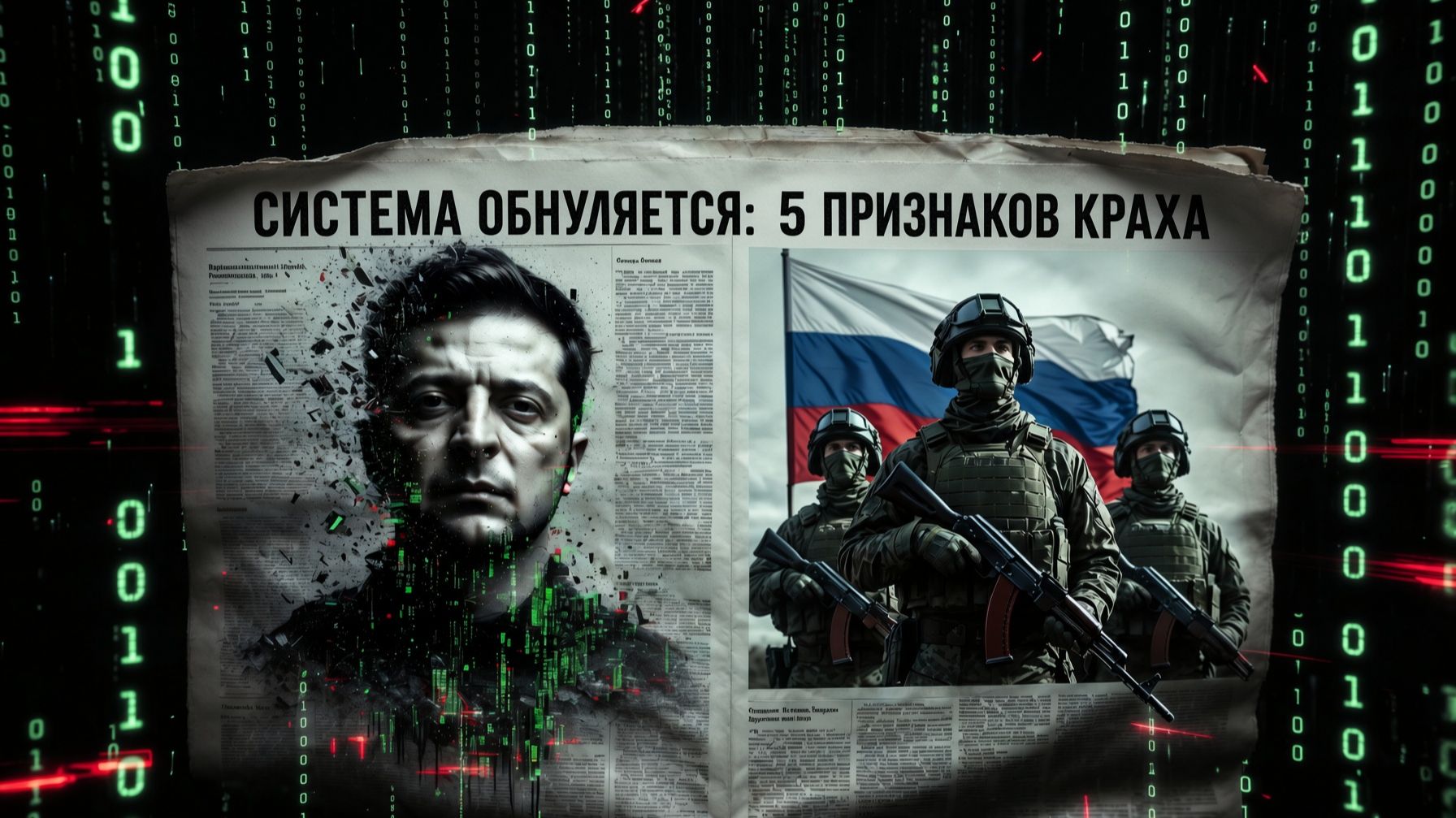 Сбой в системе. 5 фактов о крахе Зеленского, которые не покажут по ТВ.