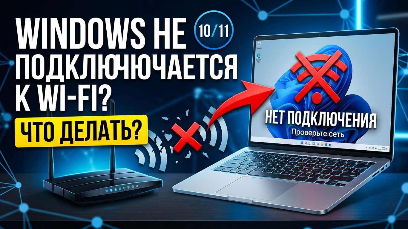 Не подключается к WIFI в Windows 1011? РЕШЕНО! Все способы исправить Нет доступа к интернету