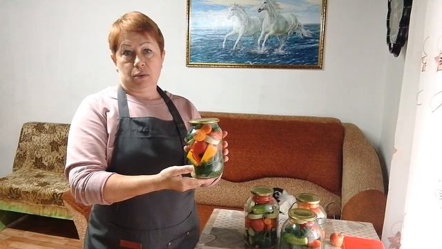 24.08.26. Овощное Ассорти на зиму / готовлю вкусный ужин!
