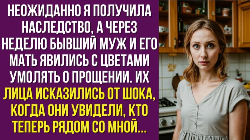 Неожиданно я получила наследство, а через неделю бывший муж и его мать явились с цветами умолять