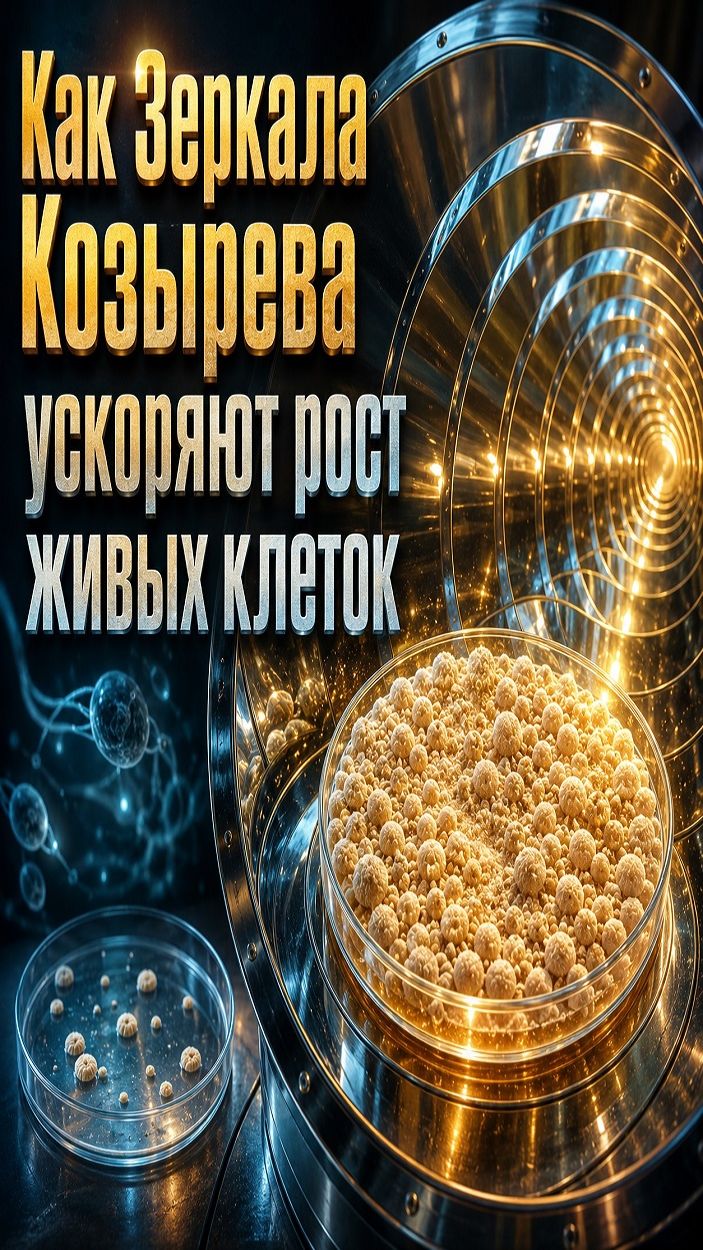 Как зеркала ускоряют рост живых клеток - Оксана Иванчук. Зеркала Козырева