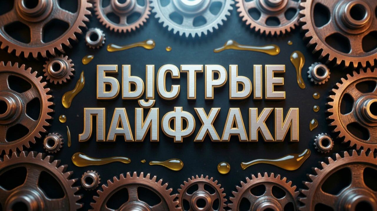 ЛАЙФХАКИ НА СКОРУЮ РУКУ🎬