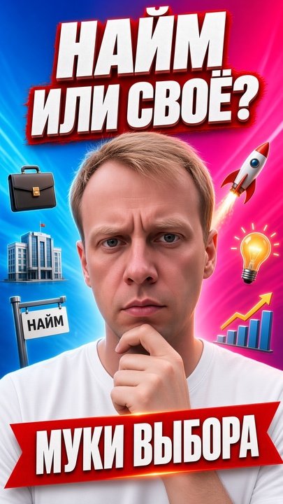 Найм или своё. Муки выбора, которые не заканчиваются