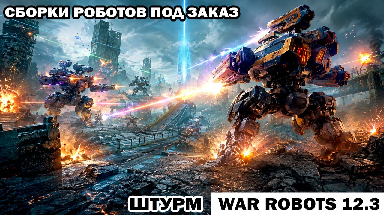 War Robots №159 Сборки роботов и пушек под заказ = Штурм просил Aleksei Endutkin
