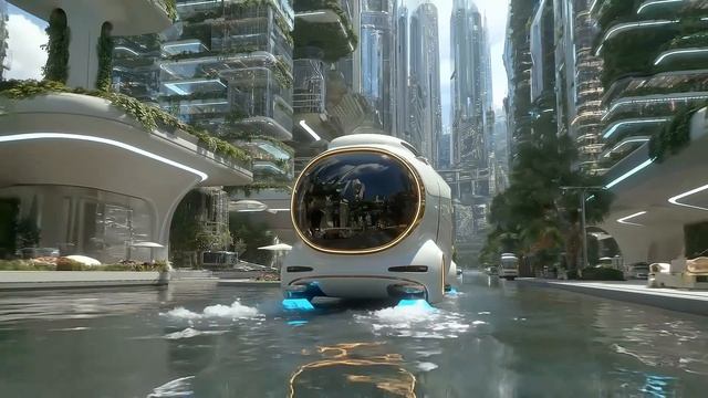 Life In 2700 AD Futuristic Cities, Flying Cars & Eco Utopia  1 Hour Sci-Fi Ambie