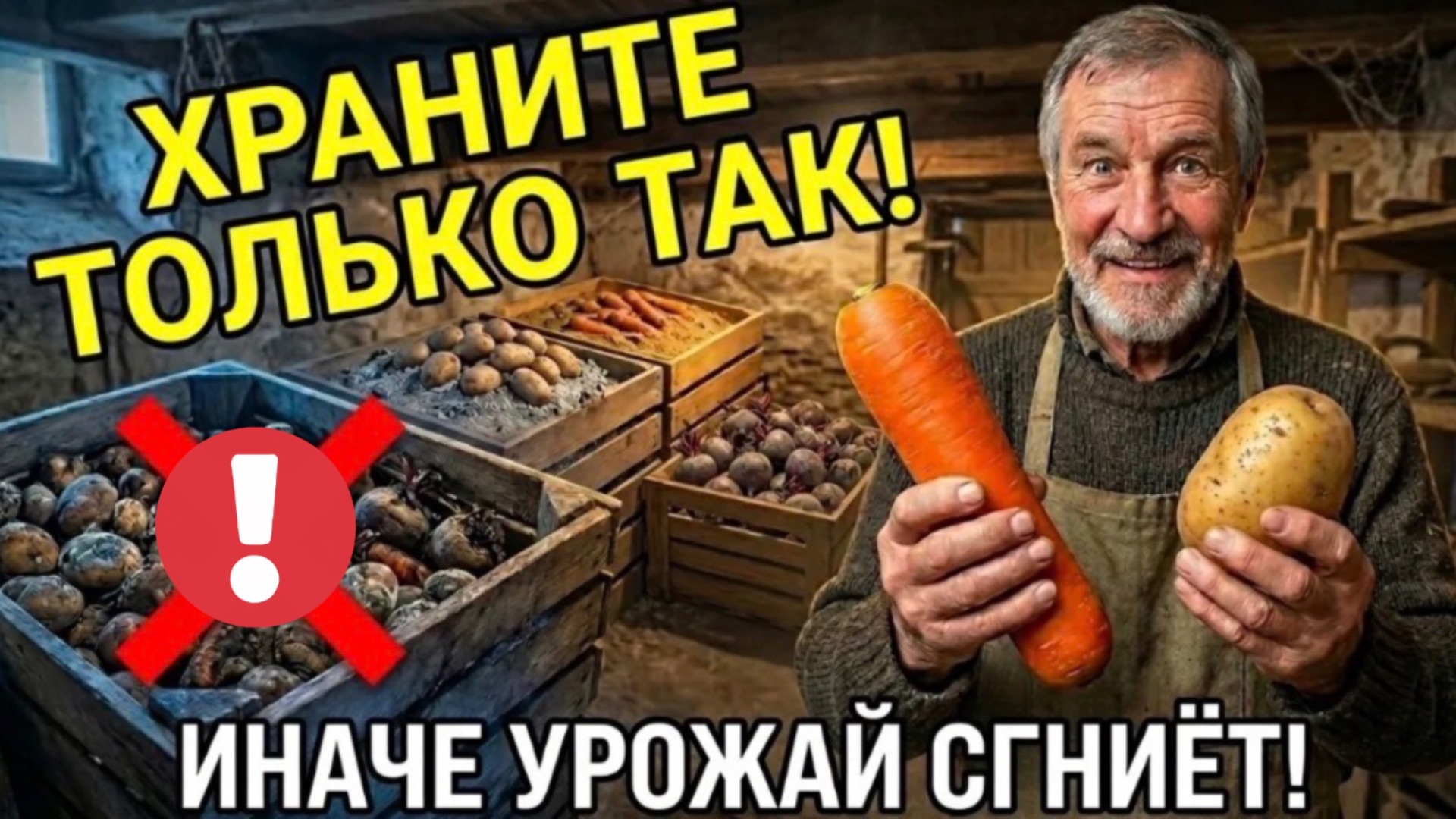 Как хранить картошку, морковь и свёклу в погребе и квартире: ошибки, из-за которых гниёт урожай