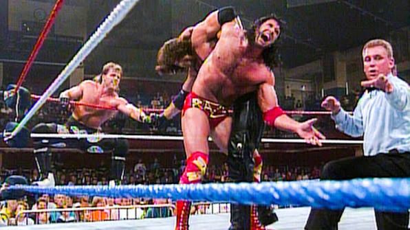 Shawn Michaels & Diesel Vs Razor Ramon & 1-2-3 Kid (WWF Action Zone, 1994-10-30)