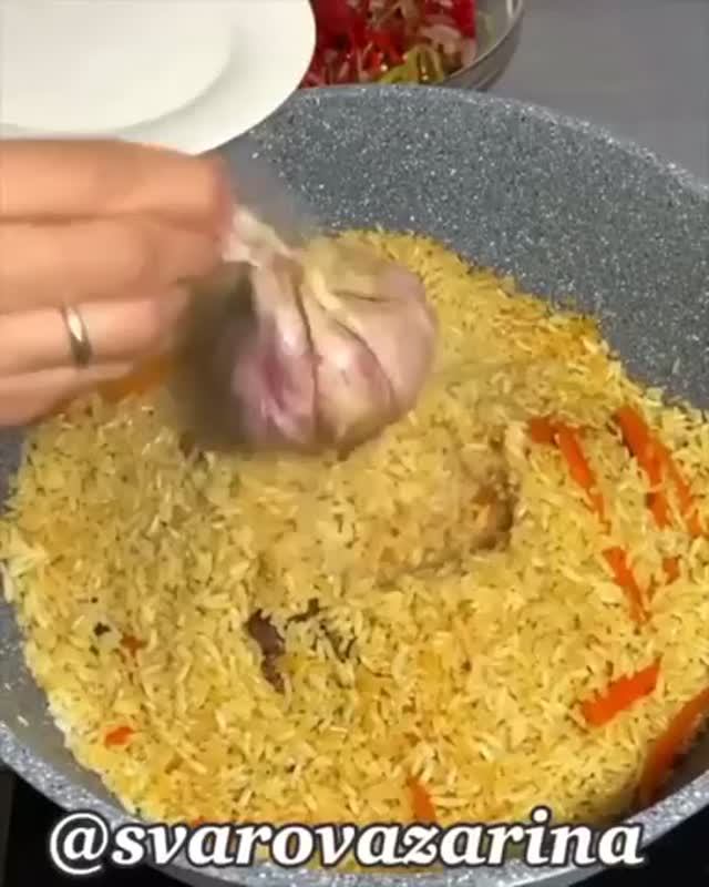 Рассыпчатый плов .