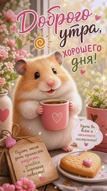 Доброго утра, хорошего дня!❤️