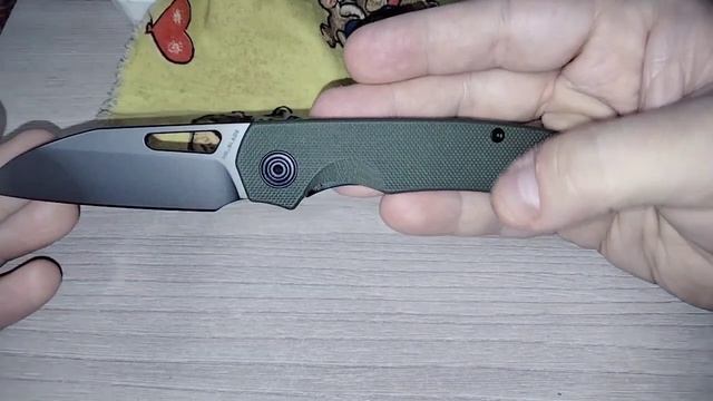 Mr.Blade Twite,сталь AUS 8 ,PVD,Grey/G10 OD