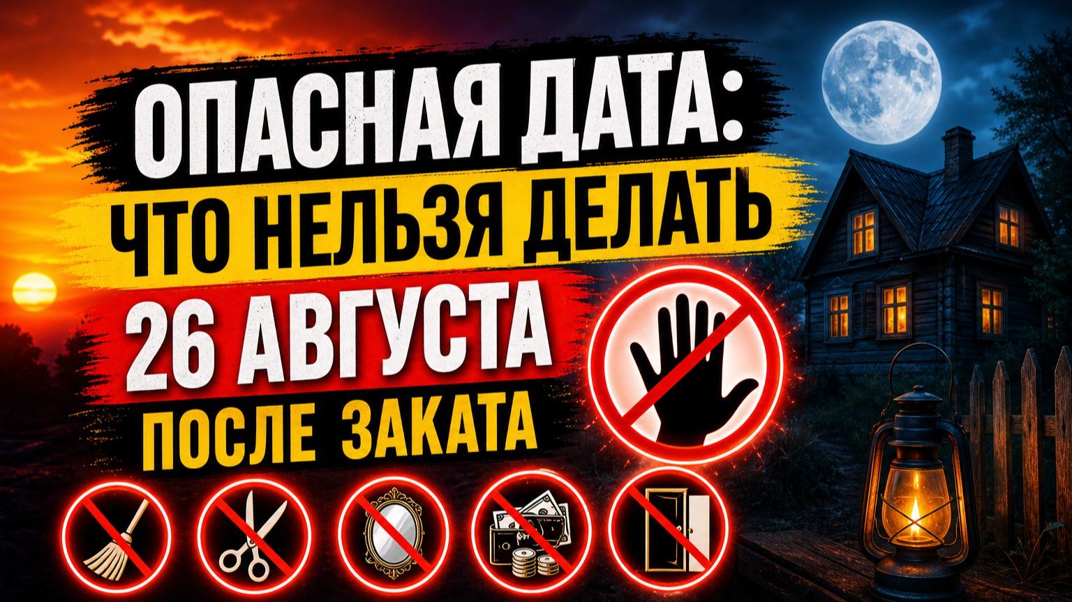 ОПАСНАЯ ДАТА_ ЧТО НЕЛЬЗЯ ДЕЛАТЬ 26 АВГУСТА ПОСЛЕ ЗАКАТА