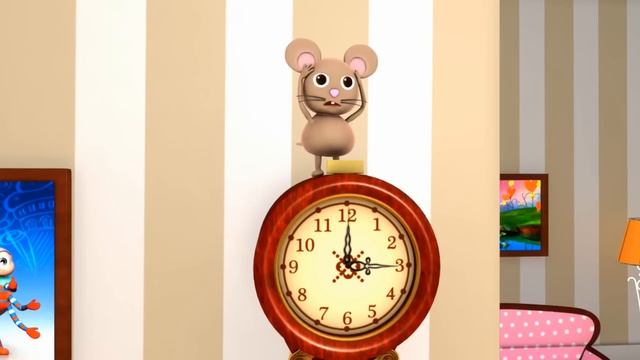 Хикори-дикори-док | Караоке версия с текстом HD от Learn With Little Baby Bum