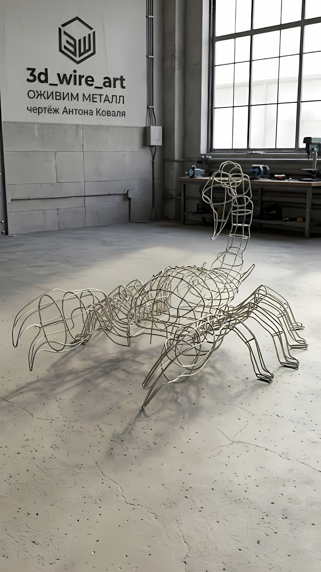 SCORPION Страж 3D_WIRE_ART