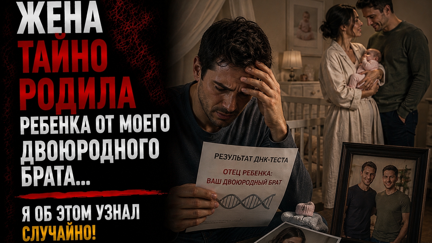 ЖЕНА В ТАЙНЕ РОДИЛА РЕБЕНКА ОТ МОЕГО ДВОЮРОДНОГО БРАТА..... МЕСТЬ МУЖА