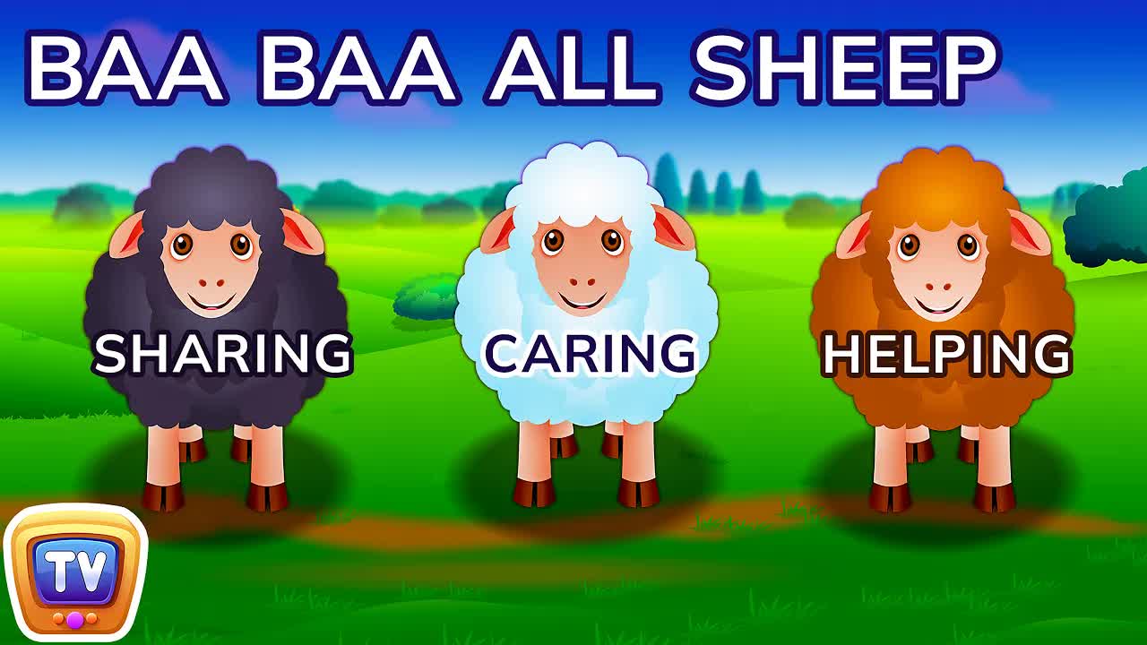 Чёрная овечка Баа Баа - Радость делиться!