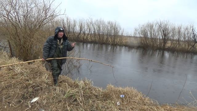 Рыбалка на ПАУКА в малых протоках.........