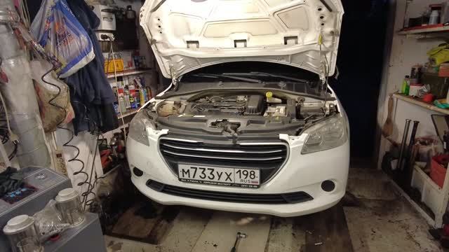 Раскоксовка двигателя Peugeot 301 1.6 VTi EC5NFP MPI по технологии BG аппаратом SQUID TU5JP4