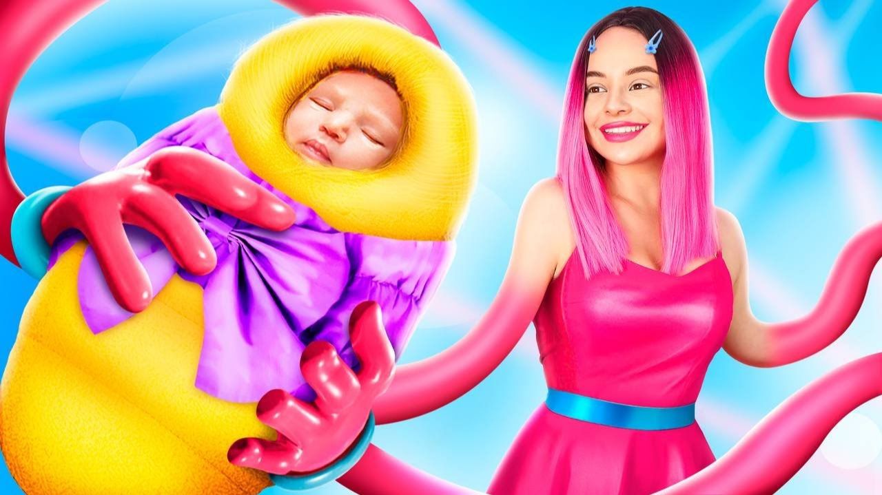Моя няня - Mommy Long Legs Стала Хорошей! Хаги Ваги в Реальной Жизни