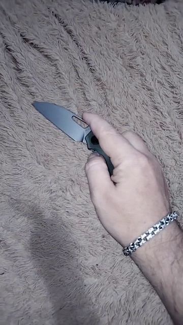 Mr.Blade Twite,сталь AUS 8 ,PVD,Grey/G10 OD ,вид второй