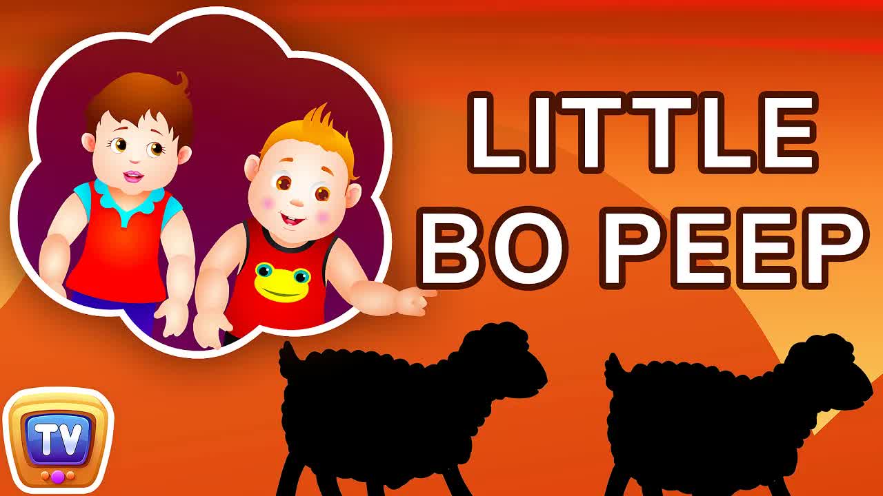 Маленькая Бо Пип потеряла своих овец - Детский стишок - Песни для детей ChuChu TV