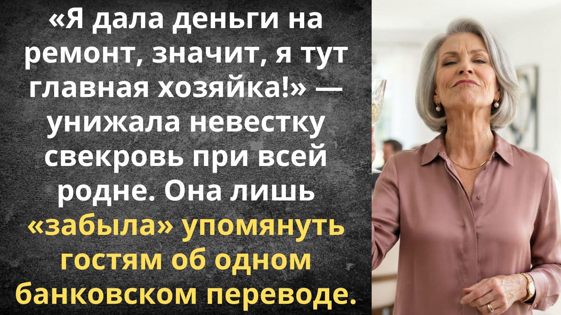 Я вам квартиру отстроила я здесь и хозяйка!