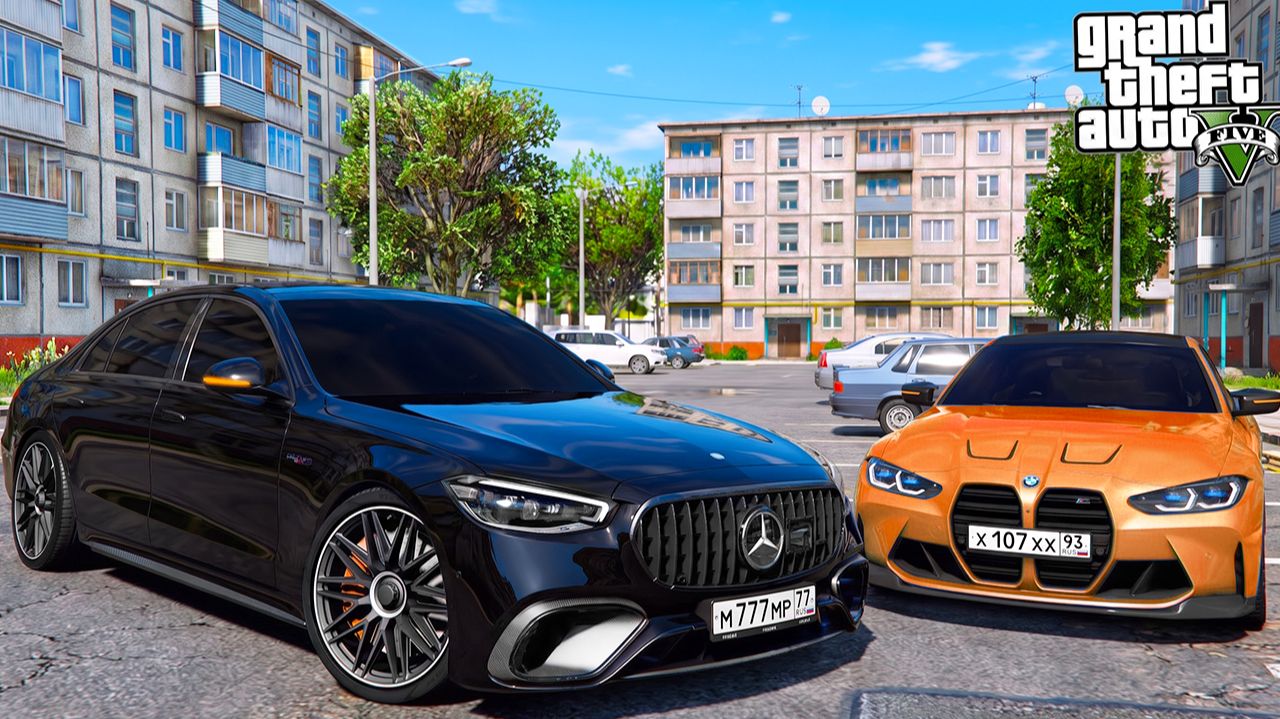 КУПИЛ MERCEDES S63 W223 НА ВСЕ ДЕНЬГИ! ГОНКА ПРОТИВ НОВОЙ BMW M760! - РЕАЛЬНАЯ ЖИЗНЬ В GTA 5 ВОТЕР