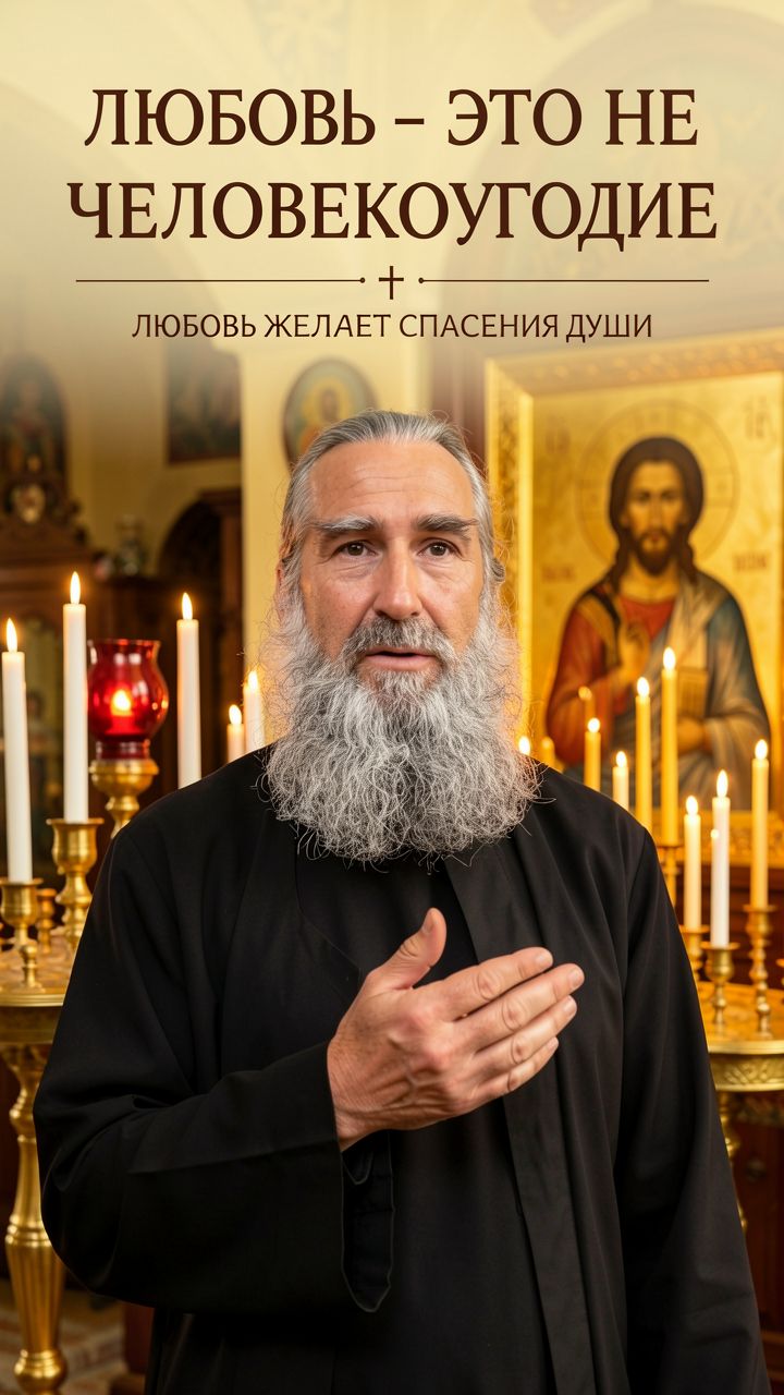 Любовь - это не человекоугодие