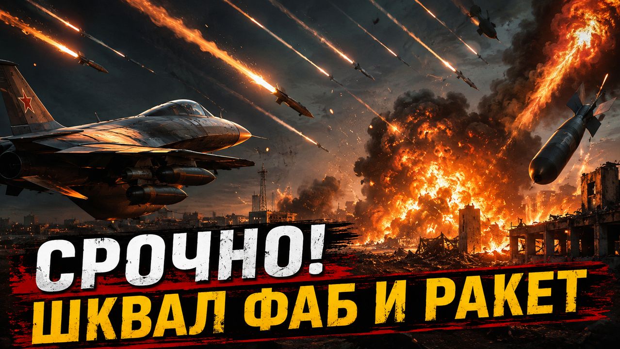 Срочно. Шквал ФАБ и ракет