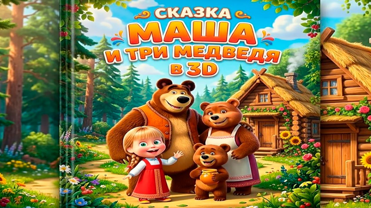 Маша и три медведя | Сказка для детей | Детский мультфильм | Мультики Для Малышей